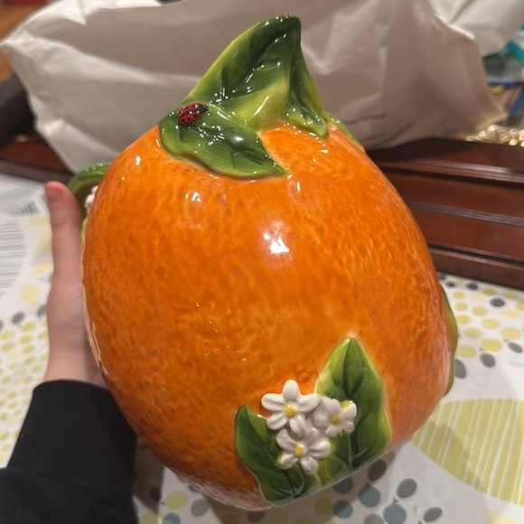 VINTAGE MARTH STEWART ORANGE PITCHER FOR SALE - Picture 6 of 8